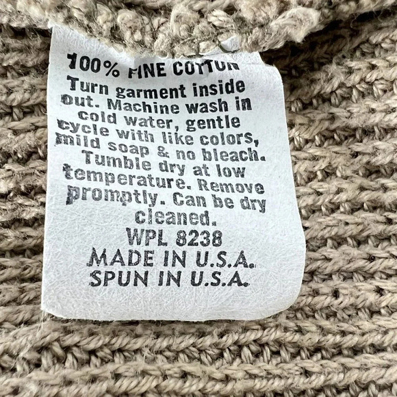 Vintage Lord Jeff Knit Sweater Mens M Pullover 100% Fine Cotton USA Made - Picture 4 of 4